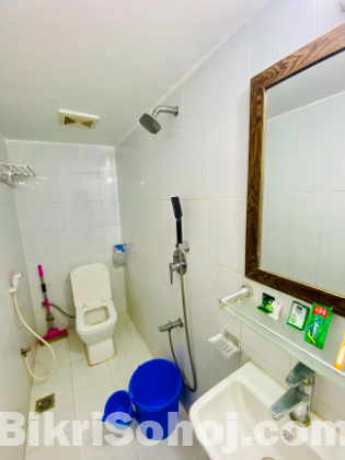 Furnished 2-Room Flat Rent in Bashundhara R/A